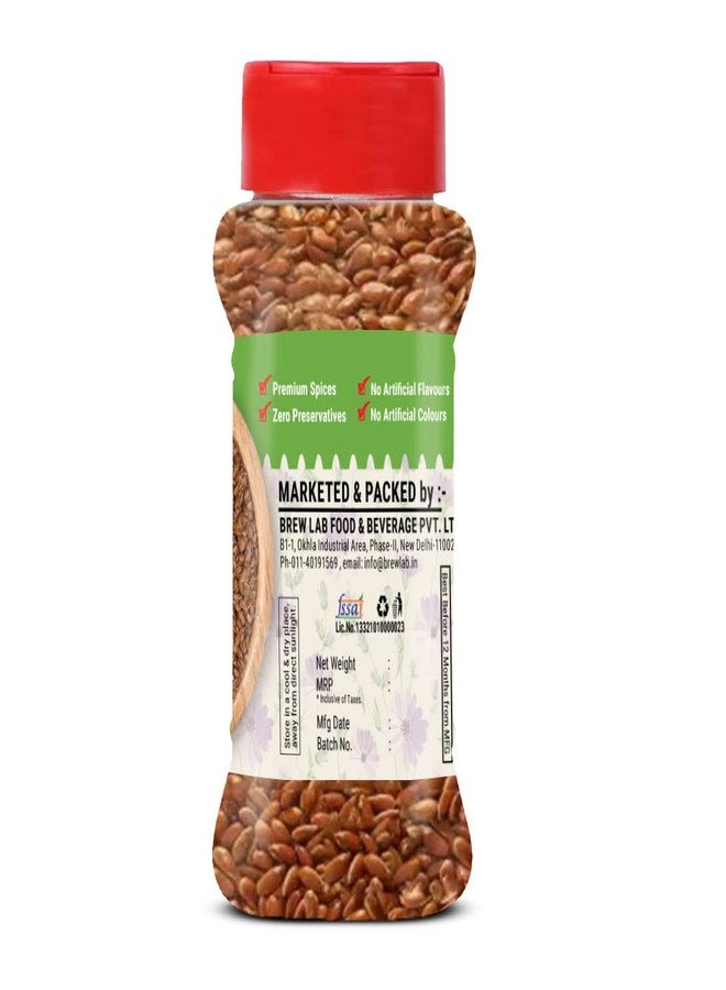 Brew Lab Unpolished Flax Seed | Alsi Seed Rich Source Of Fibre | Good For Heart | Brown Flax Seeds (100 grams) - Image 3