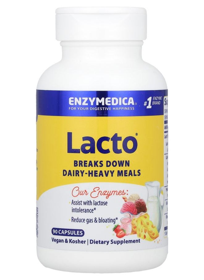 ENZYMEDICA Lacto® 90 Capsules 