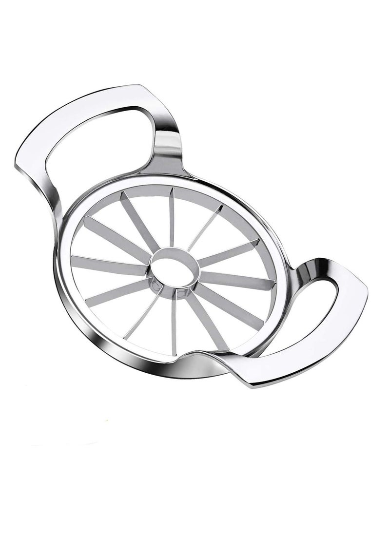 Y&D Apple Slicer Upgraded Version 12-Blade Extra Large Corer, Stainless Steel Ultra-Sharp Cutter, Pitter, Divider for Up to 4 Inches  - Image 1