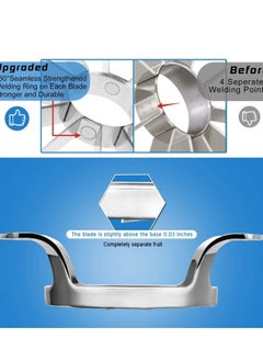 Apple Slicer Upgraded Version 12-Blade Extra Large Corer, Stainless Steel Ultra-Sharp Cutter, Pitter, Divider for Up to 4 Inches - pzsku/ZA0F7F379FCCEED2B2BD0Z/45/_/1685167634/4bc8d7a7-e25c-4bbf-95af-02197c664bc7