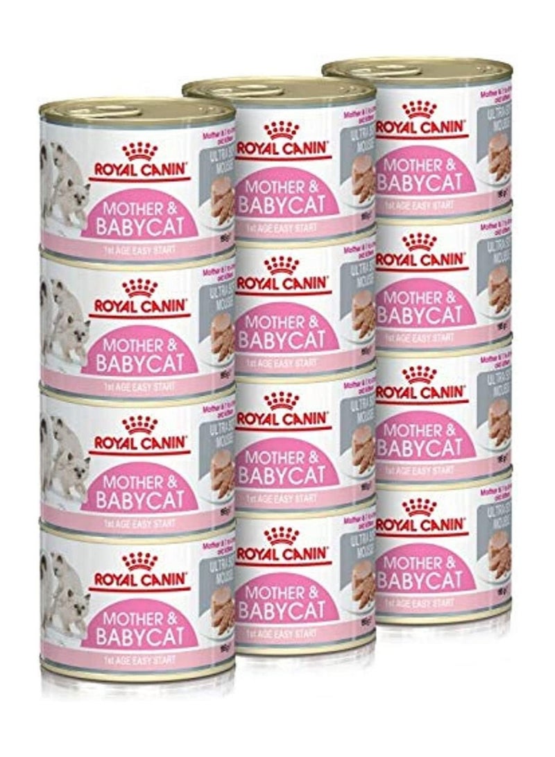 رويال كانين علب الطعام الرطب للأم والطفل 195 جرام عبوة من 12 قطعة - Image 2