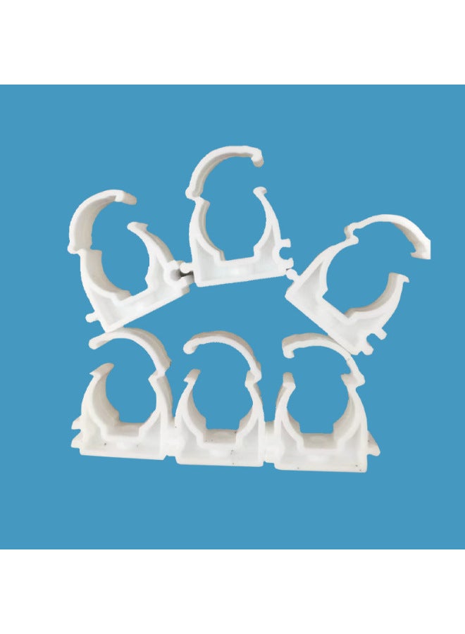 U-shaped Card Ppr Pipe Fittings Water Pipe Clamp Fixing Buckle Buckle Type Pipe Clamp Plastic U-shaped Full Buckle Clamp-Specifications And Models:32,100 Pcs/bag  - Image 2
