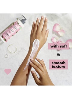 love beauty and planet Love Beauty and Planet Delicious Glow Body Lotion for Soft, Glowing Skin Murumuru Butter & Rose Natural Ingredients, Plant-Based Moisturizers, Vegan, Cruelty-Free, 13.5 Ounce (Pack of 3)  - Image 3