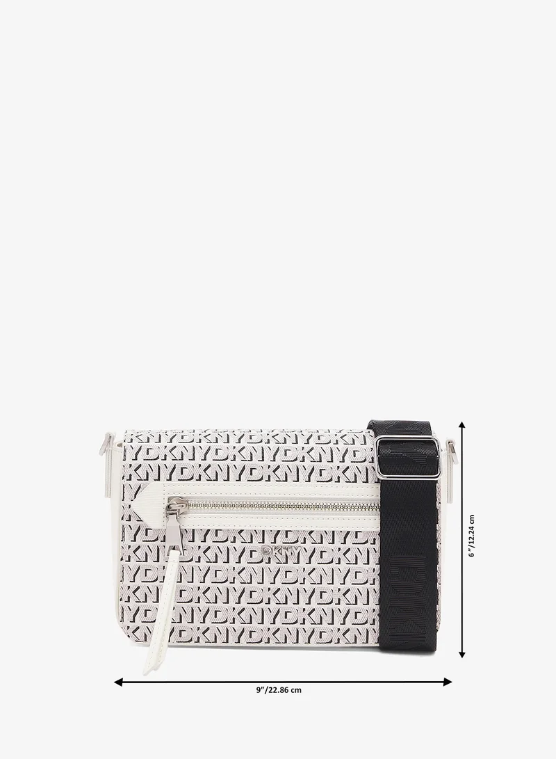 DKNY  Bryant Ave Medium Flap Crossbody for Women | Best Price UAE