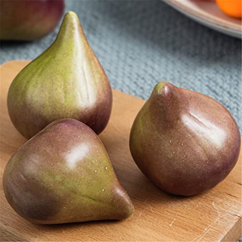 Skyseen 8PCS Realistic Artificial Fruits Lifelike Decorative Fig Photography Props Home Decoration - Image 5