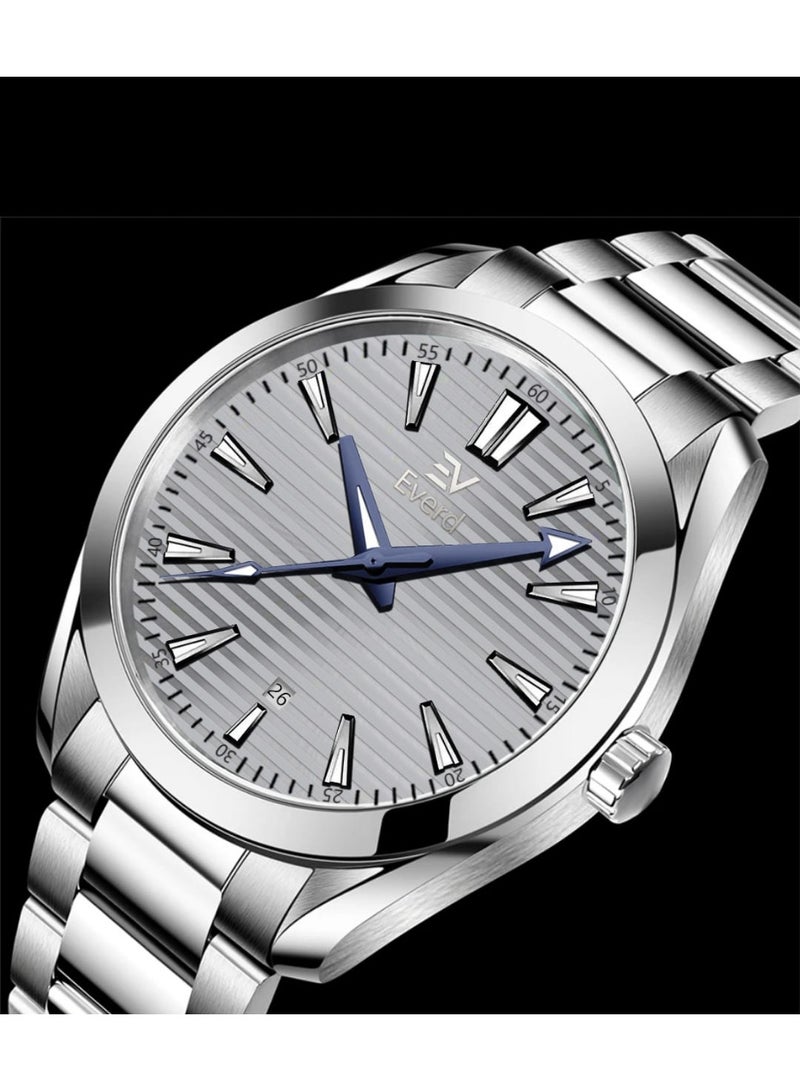 Everd Watch for Men Quartz Luxury Fashion Men Quartz Watch Waterproof Luminous Wrist watch