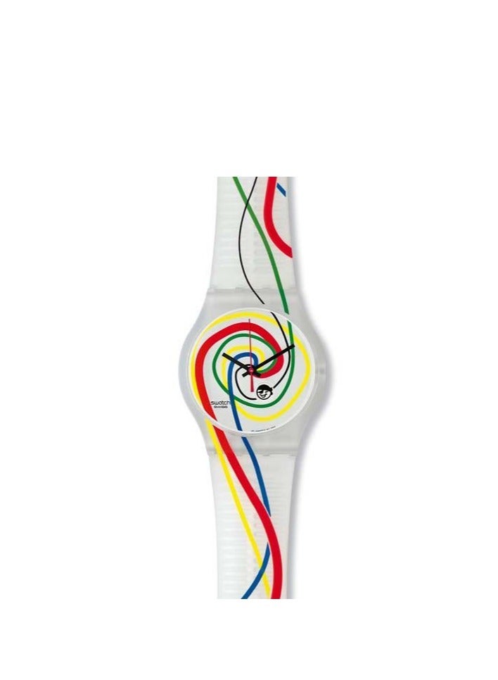 Swatch Unisex Global Thinking Quartz Movement Water Resistant Wrist Watch - 41 Mm - Image 1