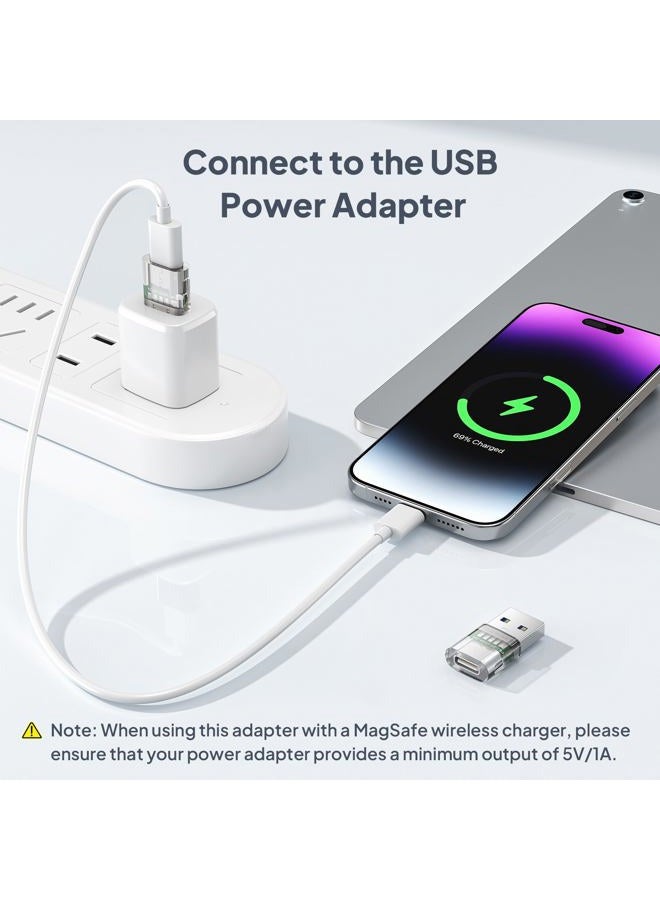 Elebase USB 3.0 to USB C Adapter for iPhone 16 15 Car Charger Adapter 4 Pack,Type C Female to USB A Male Cable Converter for Apple Watch 10 9,iPhone 14 13 12 Pro Max Plus Mini,iPad 10 - Image 2