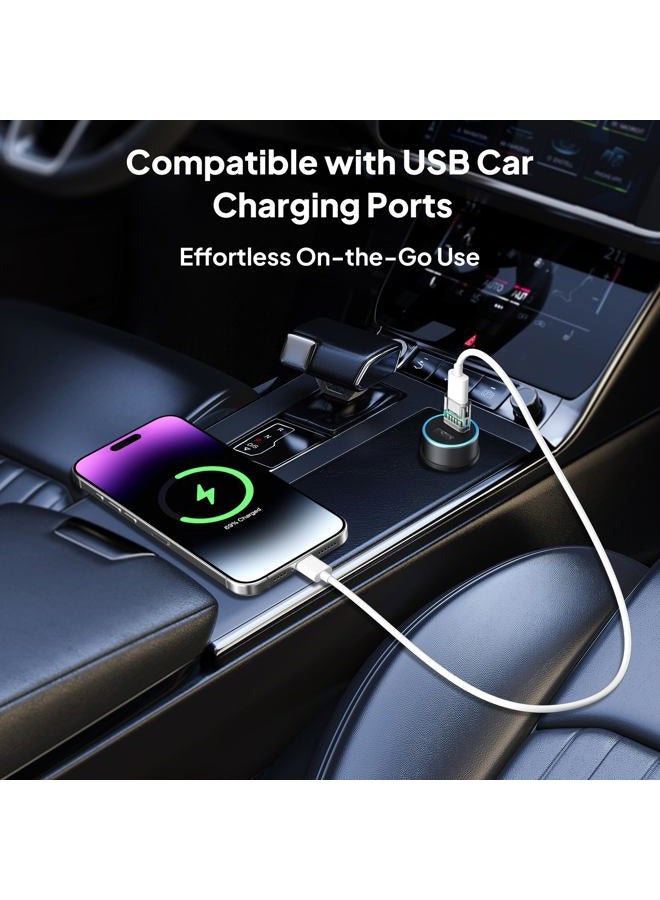 Elebase USB 3.0 to USB C Adapter for iPhone 16 15 Car Charger Adapter 4 Pack,Type C Female to USB A Male Cable Converter for Apple Watch 10 9,iPhone 14 13 12 Pro Max Plus Mini,iPad 10 - Image 3
