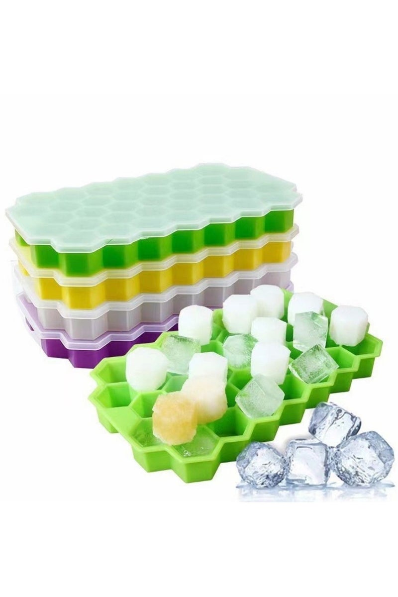قالب ثلج سيليكون خليه نحل بغطاء شفاف – 36 فتحة - Image 4