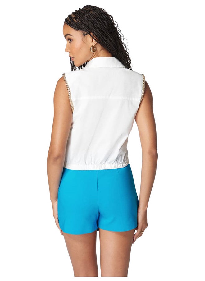 bebe OPEN KNIT BALLOON SLEEVE 2 PIECE SWEATER SET  - Image 4
