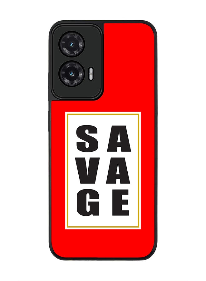 Stylizedd For Motorola Moto G35 Case,Slim fit Camera Protection, Shockproof Thin Phone cover  - Savage