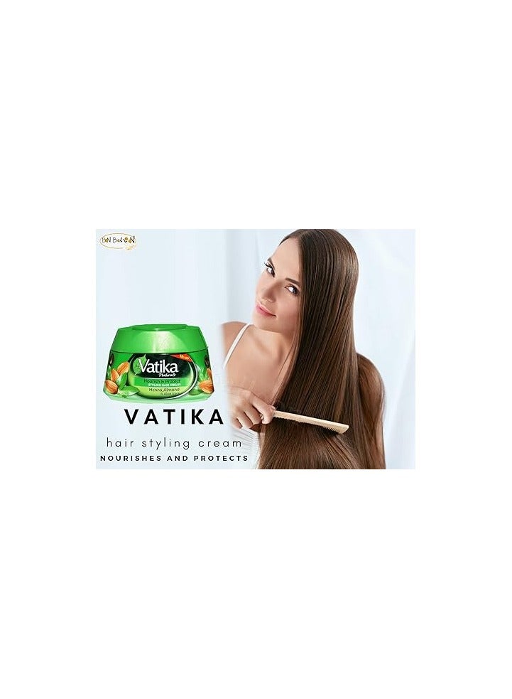 فاتيكا كريم تصفيف الشعر دابر فاتيكا نوريش بروتيكت بالحناء واللوز والصبار - Image 2
