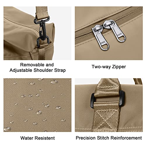 HYC00 Travel Duffel Bag,Sports Tote Gym Bag,Shoulder Weekender Overnight Bag for Women - Image 5