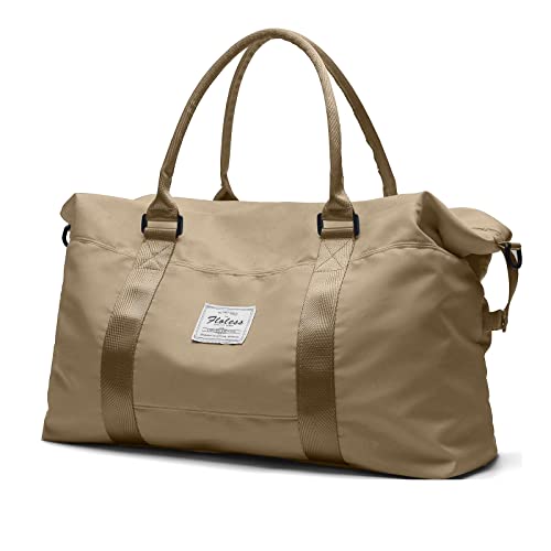 HYC00 Travel Duffel Bag,Sports Tote Gym Bag,Shoulder Weekender Overnight Bag for Women - Image 1