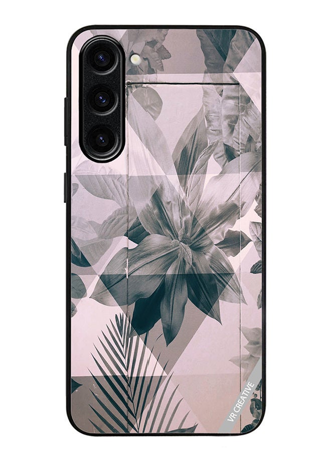 VR CREATIVE Protective Case Cover For Samsung Galaxy S23 Symmetric Floer Design Multicolour - Image 1