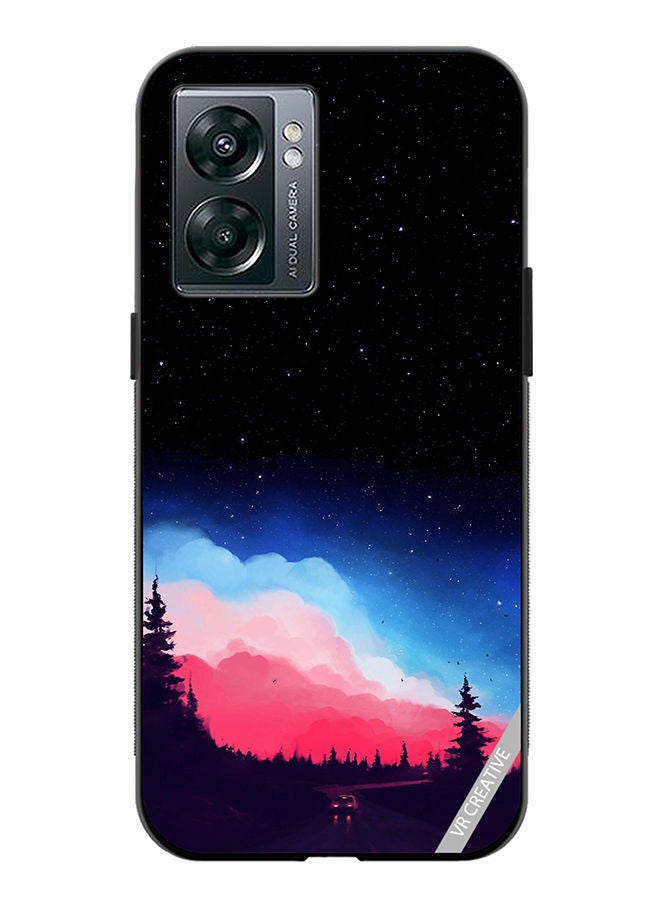 VR CREATIVE Protective Case Cover For OnePlus Nord N300 Vibrant Cloud Design Multicolour - Image 1