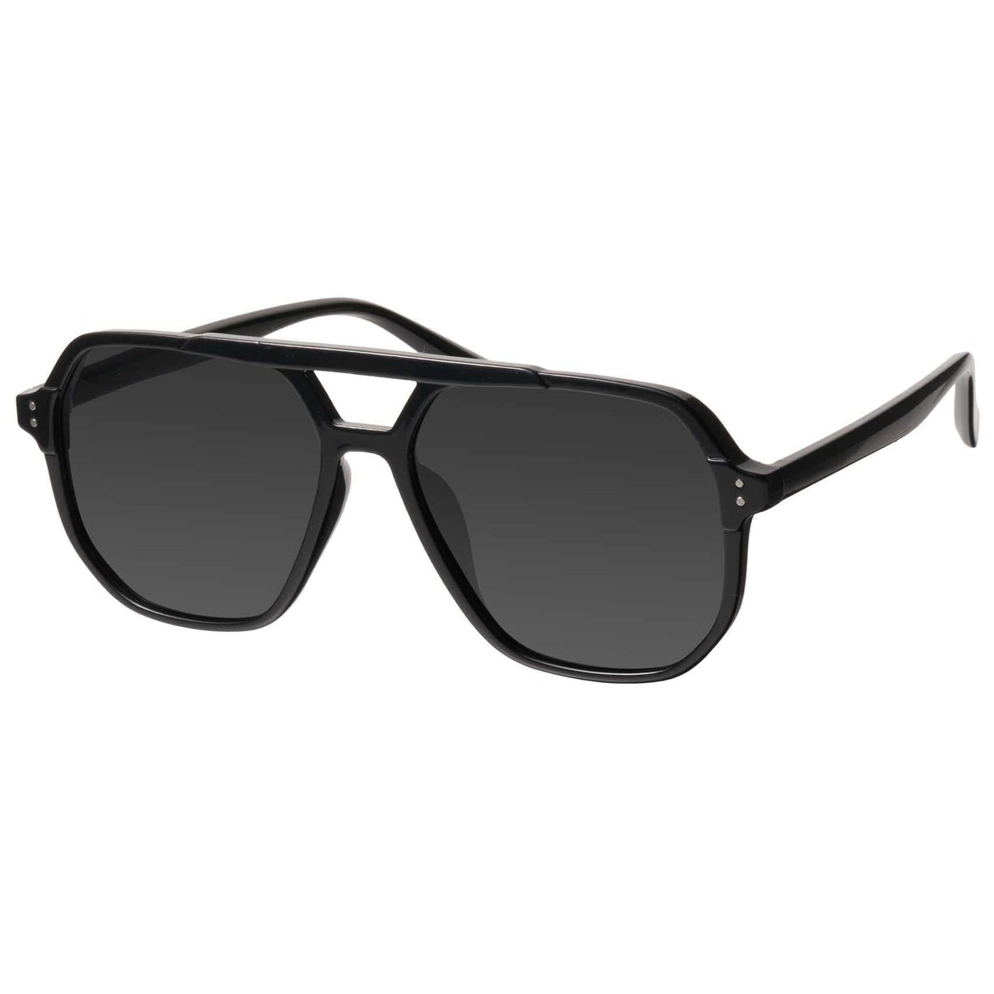 mosanana Aviator Sunglasses for Women Men Black Polarized Trendy Cool Cute Funky Fashion Oversized Large Big Retro Vintage Stylish MS52243