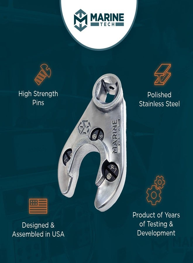 M Marine Tech Tools Marine Tech Tools 35mm Outboard Pin Wrench (AMT0309) with L-6 Pins, Spanner Wrench, Tilt Cap Removal tool, Tilt Caps fit SHOWA Manufactured Units, Yamaha, Suzuki, Johnson, Honda, & Evinrude - Image 4