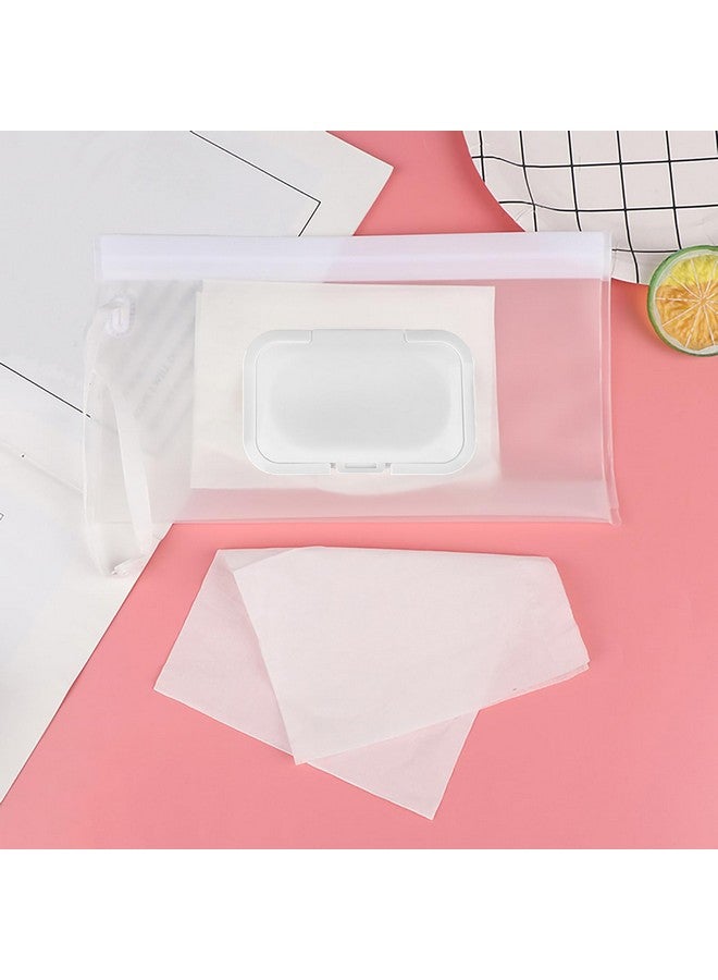 CYG&CL 2 Pack Reusable Wipes Pouch Portable Wipes Dispenser Refillable Wipes Container Lightweight Travel Wipes Case Baby Wipes Holder for Diaper Bag  - Image 3