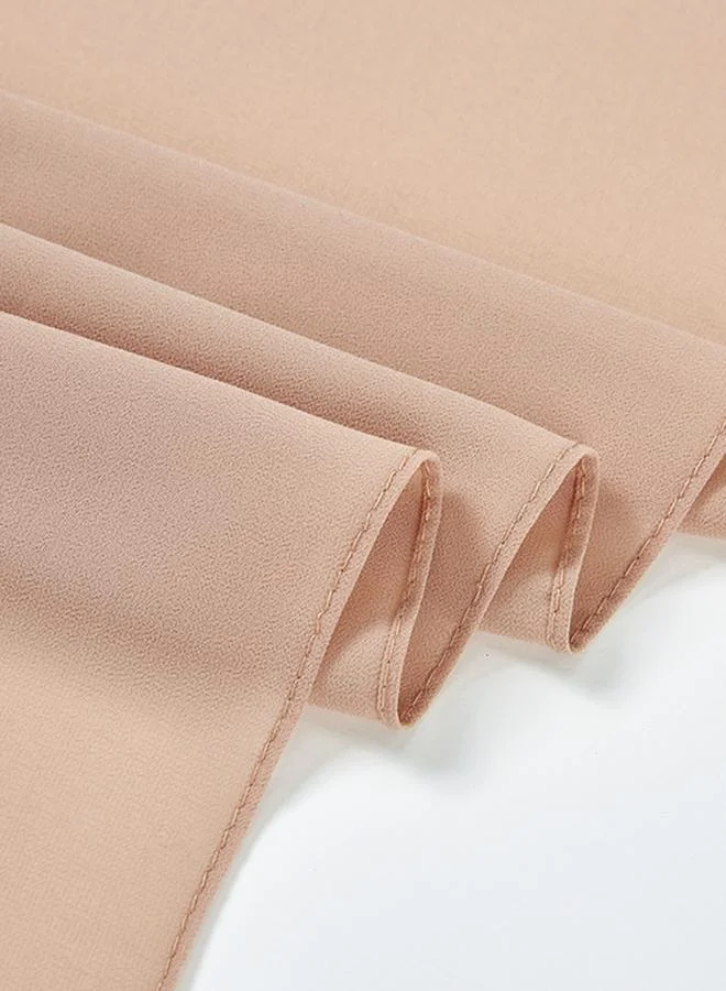 Take Two  Beige Solid Hijab for Women | Best Price UAE