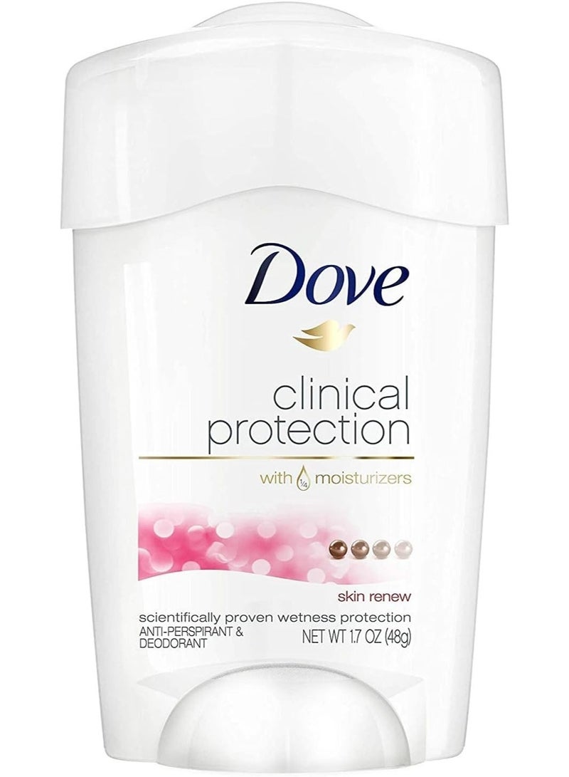 دوف مضاد للتعرق الحماية السريرية - تجديد البشرة - 48 جم - Image 1