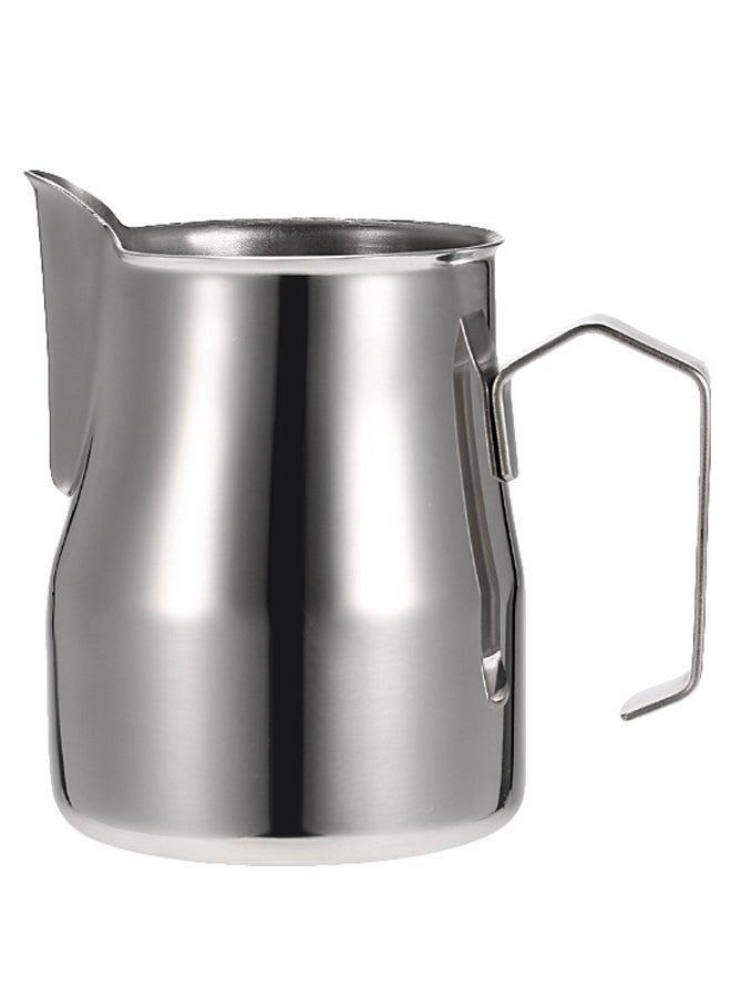 NIBEMINENT Milk Frother Pitcher Cup Silver - Image 1