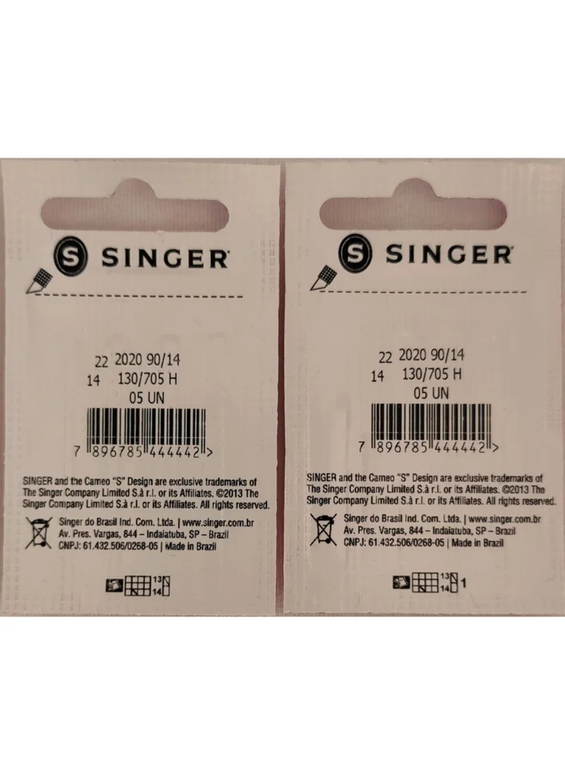 سينجر 2 Pack 14 Sewing Machine Needle 2020 90/14
