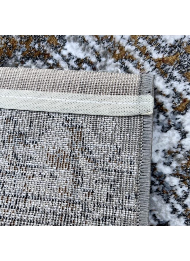 HANDPICKED FURNITURE - Jute Wool And Cotton White Rectangular Carpet Ultra Soft Area Carpets For Bed Room Living Room And Dining Room Anti-Slip Floor Carpets Easy To Clean Made In Turkey 300X400Cm - Image 1