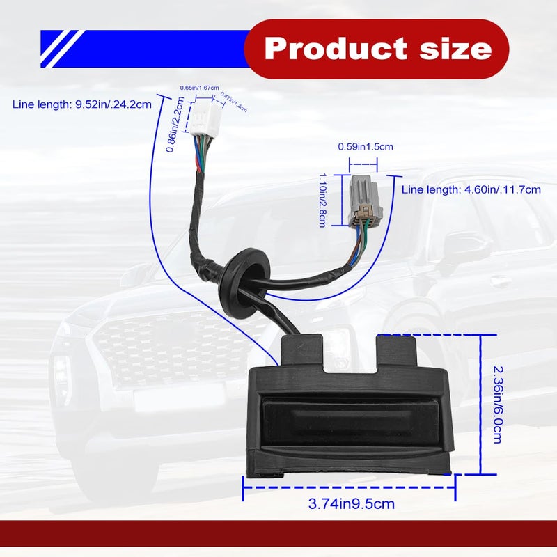 NOTISH Tailgate Release Sensor Button for Hyundai Veloster - Image 2
