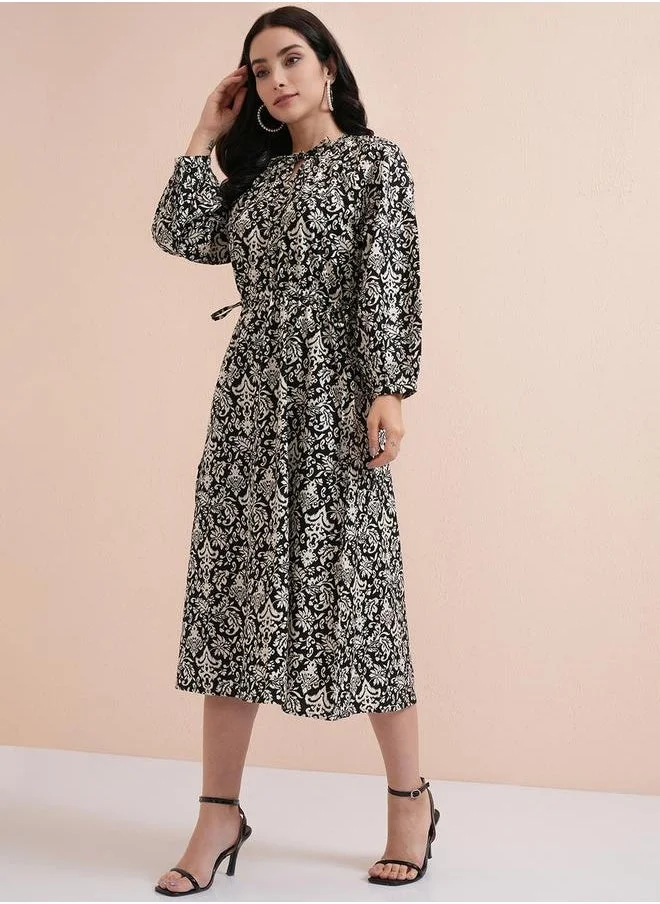 Tokyo Talkies Floral Print Dress