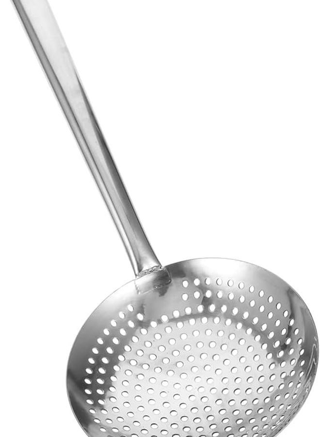 Magnetic Stainless Steel Slotted Spoon Strainer Large Kitchen Ladle for Pasta and Oil - Image 2