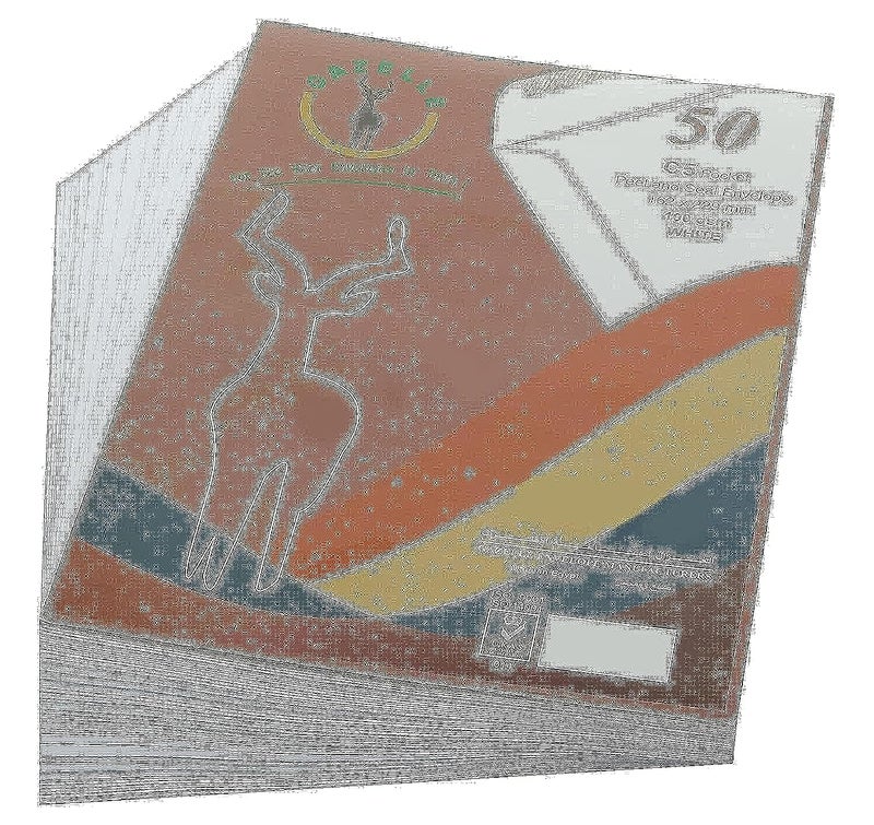 Gazelle C5 Peel and Seal Paper Envelope - Pack of 50