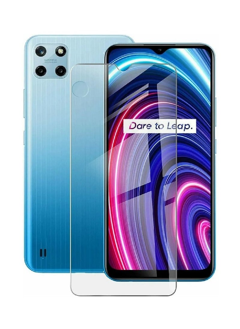 Super Tempered Glass Screen Protector Clear Designed For Realme C25Y  Full Screen Coverage And Bubble Free - Image 1