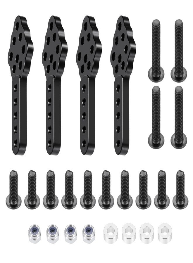 WEFEINO Aluminum Shock Mount Lift Kit Set for 1/10 Axial SCX10 II 90046 90047 RC Crawler Car Upgrades Replacement - Image 1