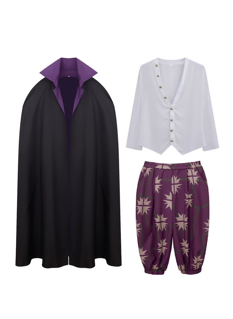 One Piece cos suit Shanks stand-up collar shirt cosplay anime costume suit costume - Image 5