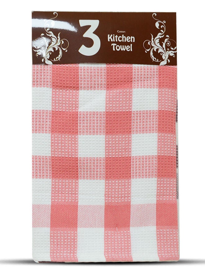 Dates Tree Multi-Purpose Cotton Kitchen Cleaning Towel - 100 x 35cm Pack of 3 - Image 1