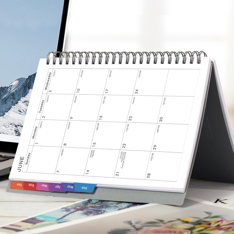 BooQool 2026 Planner - Jan 2026 - Dec 2026, 2026 Calendar Planner, 2026 Planner Weekly and Monthly, 6.25" Ã— 8.3", Tabs, Inner Pocket, Strong Twin-Wire Binding, Holiday - Image 5