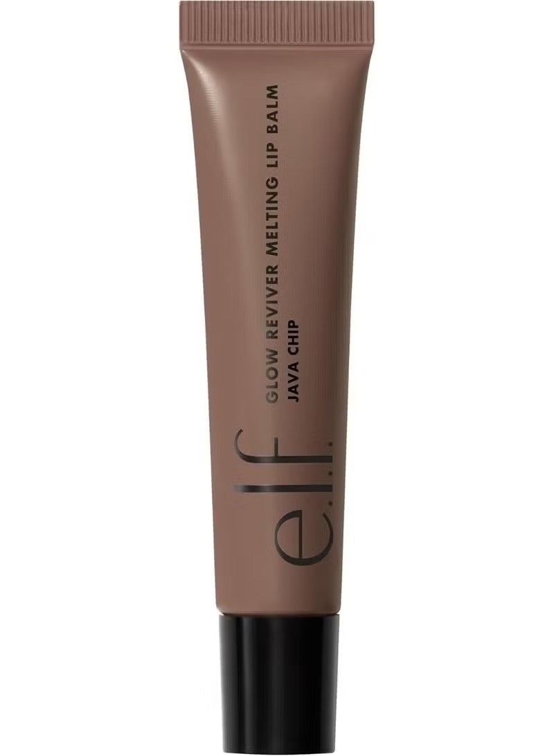 elf Glow Reviver Melting Lip Balm, Hydrating Tinted Lip Balm For A Glossy Finish & Soft, Supple Lips,(Java Chip) - Image 2