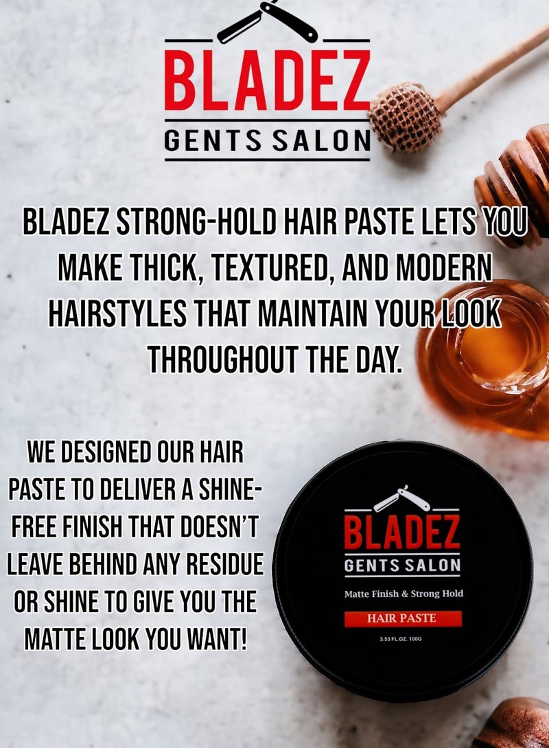 Bladez Gents Salon Hair Paste Matte Finish & Strong Hold, BeesWax Extract - Image 4
