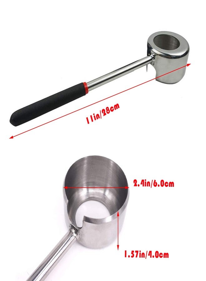 MGGi Stainless Steel Coconut Opener Set of 3, Tool Kit for Opening Fresh Coconuts - Image 4
