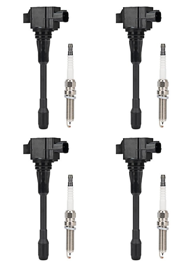 MiKaFex 4Pcs UF549 Ignition Coil Pack and 9029 Iridium Spark Plug Compatible with Nissan Altima Versa Sentra Rogue Cube QX60 NV200 2.5L 2.0L 1.8L 1.6L - Image 1