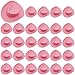 Ksheria 30 PCS Mini Cowboy Hat Plastic Miniature Western Cowgirl Hat Cute Cupcake Toppers for Party Accessories Tiny Cute Doll for Crafts Jewelry Making Decoration Pink - Image 2