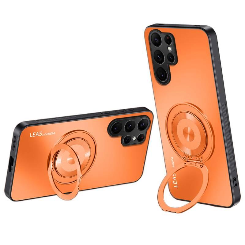 غطاء MagSafe | حامل قابل للطي | مقاوم للصدمات لـ Samsung S26 Ultra / Samsung S26 | Star Orange Acrylic | حماية من السقوط - Image 4