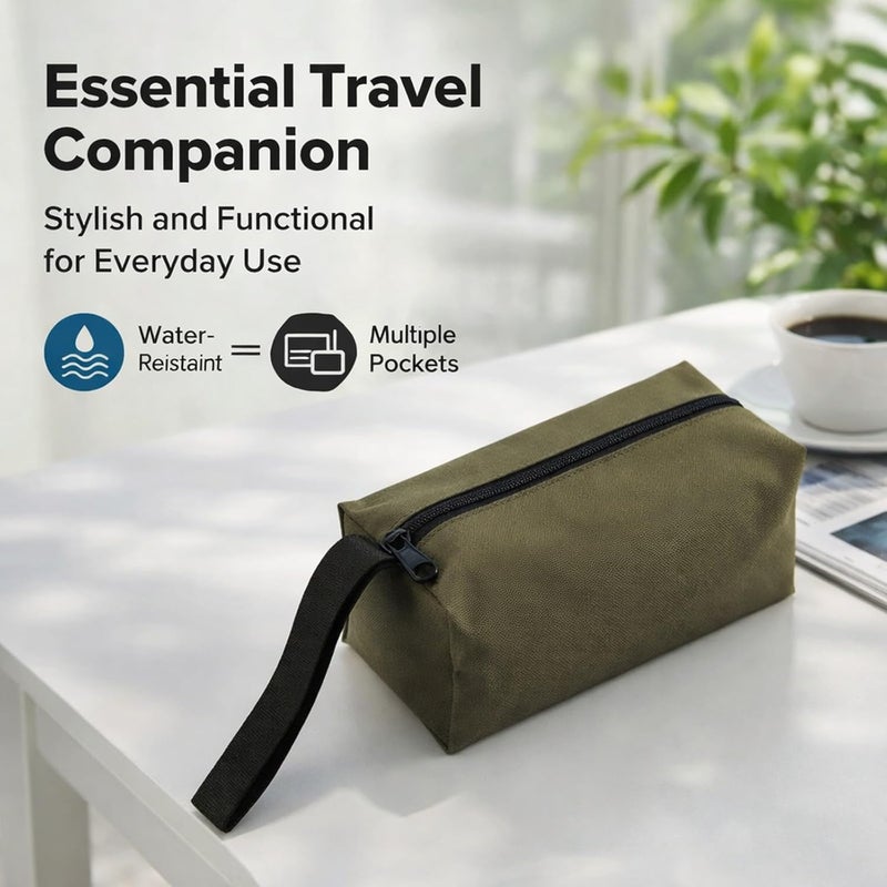 Multifunctional Handbag Oxford Cloth, Portable Tool Pouch with Multi Compartments, Lightweight and Durable - Organized Storage, Compact Design, Ideal for Electricians and - Image 3