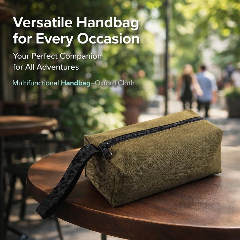 Multifunctional Handbag Oxford Cloth, Portable Tool Pouch with Multi Compartments, Lightweight and Durable - Organized Storage, Compact Design, Ideal for Electricians and - Image 2