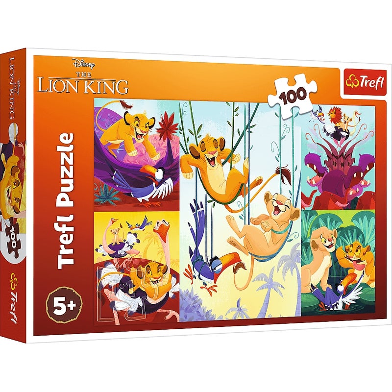 Trefl - Disney Lion King Courageous King Puzzle 100 Pieces - 16478 - Image 1