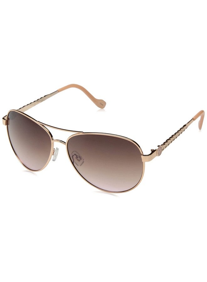 Jessica Simpson Women'S J5702 Elegant Metal Aviator Pilot Sunglasses With Uv400 Protection Glamorous Lightweight Sunglasses For Women 61Mm - Image 1