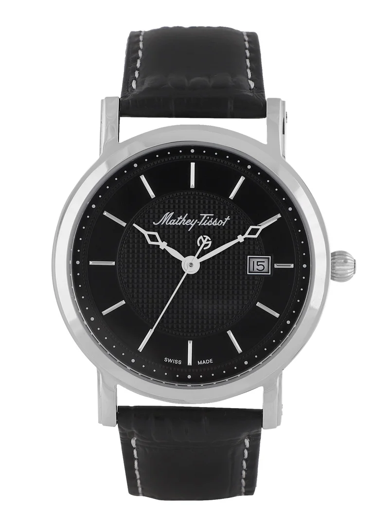Mathey-Tissot City Metal Analog Black Dial Men's Watch Strap HB611251AN