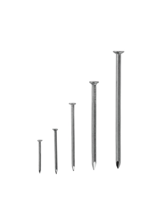 Epsilon EPSNS1419 240-Piece Assorted Nails Kit, Flat Head & Semi Round Metal Nails for DIY, Woodworking, Carpentry, Framing, Home Repairs & Construction, Silver - Image 3